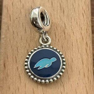 Pandora Blue Sea Turtles Charm Pendant, S925 Silver Bracelets
